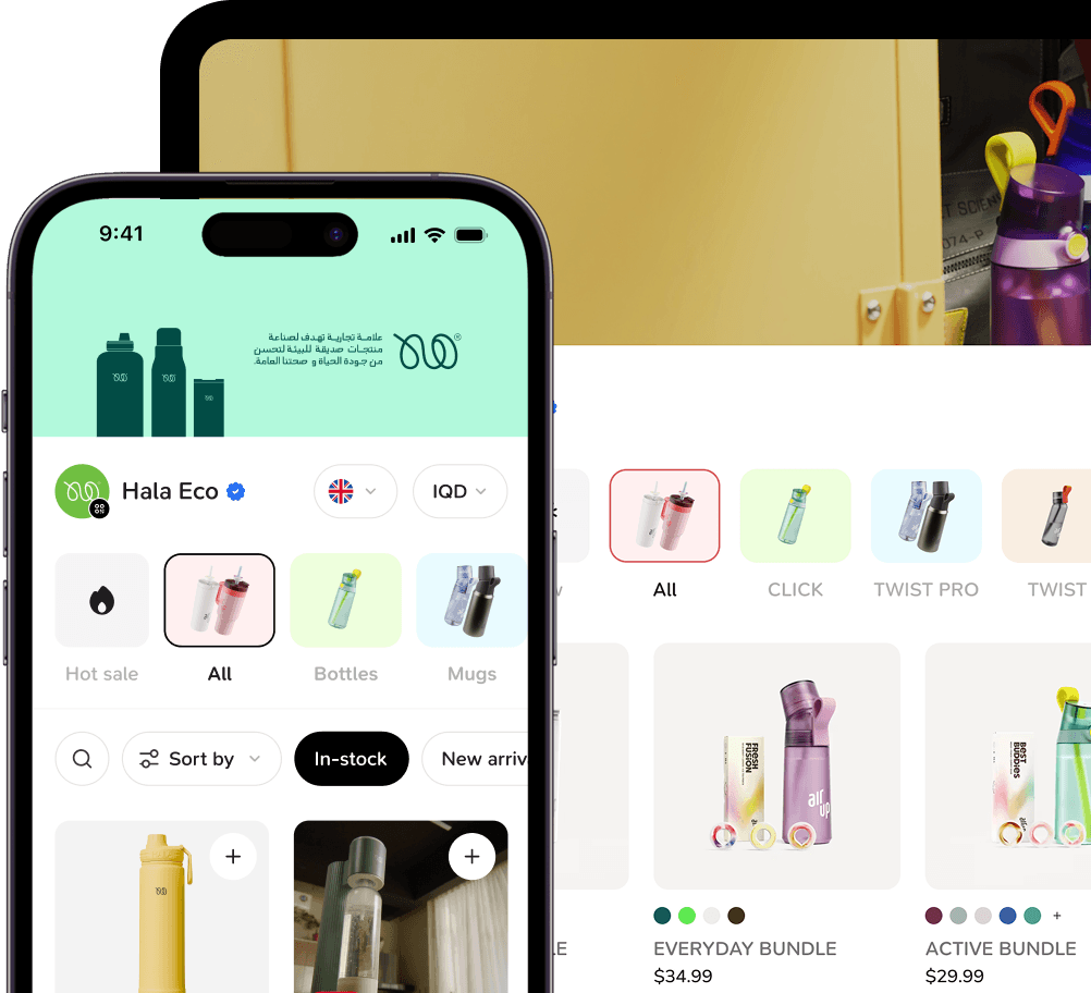 Storefront on mobile